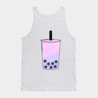 Pastel Bisexual Pride Boba Tank Top